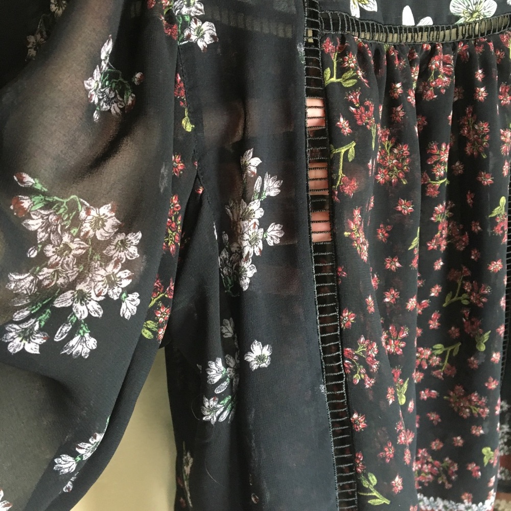 No Label Boho Sheer Blouse - Picture 3 of 7